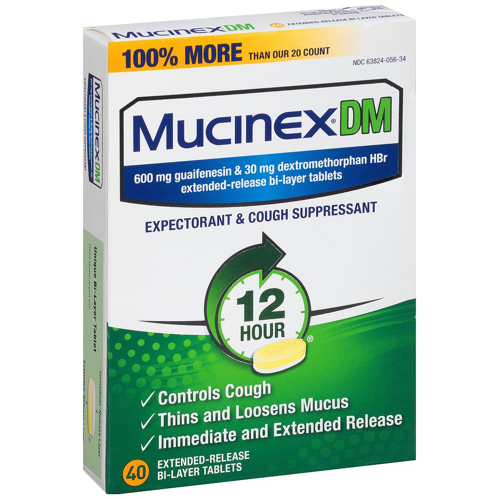 MUCINEX DM 12 HR 40 CT BOX