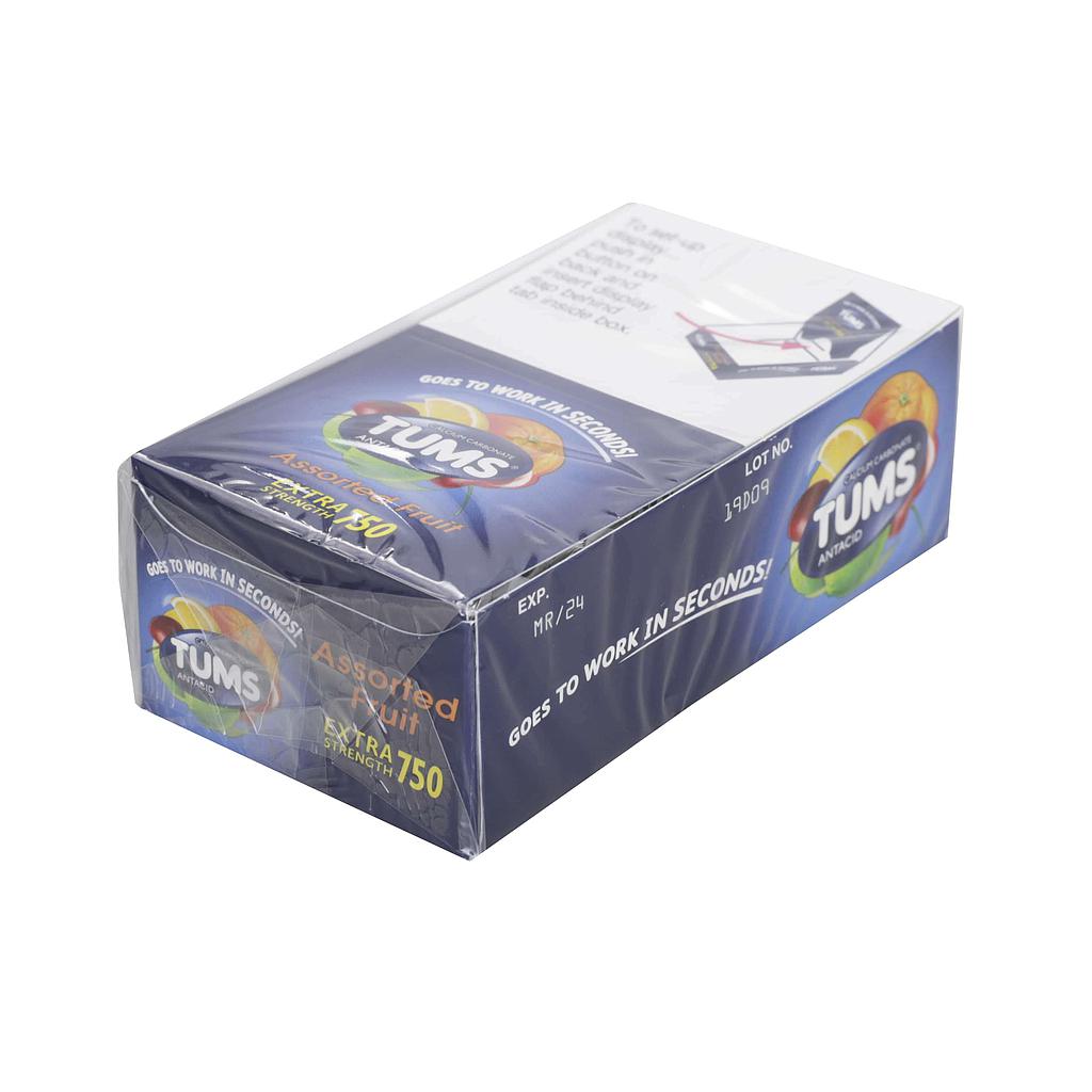 Tums Extra Strength Assortedx frui - 12 per Pack - 30/case