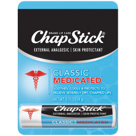 CHAPSTICK MEDICATED 12CT BC .15OZ - 12dz/cs